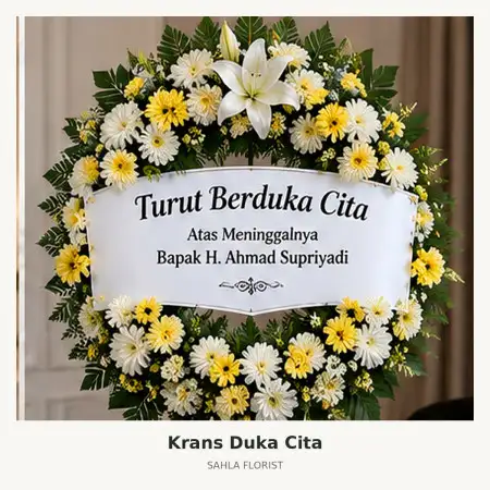 Krans Bunga Duka Jebres